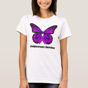 Butterfly Leiomyosarcoma, Leiomyosarcoma Awareness T-Shirt