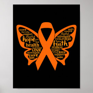 Butterfly Leukaemia Awareness Poster