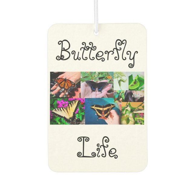 Butterfly Life Car Air Freshener (Front)