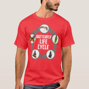 Butterfly Life Cycle Caterpillar Science Biology 1 T-Shirt