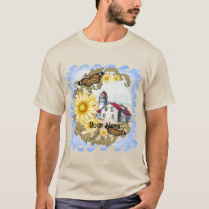 Butterfly Lighthouse  t-shirt