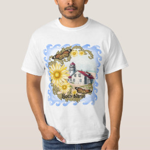Butterfly Lighthouse  t-shirt