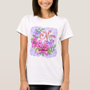 Butterfly Lily Mum T-Shirt