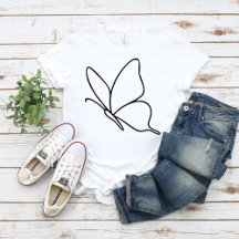 Butterfly Line Art –  Insect Illustration Unisex