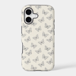 Butterfly Line Art Pattern