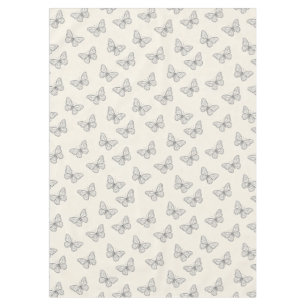 Butterfly Line Art Pattern Tablecloth