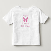 Butterfly Little Princess Personalised Name T