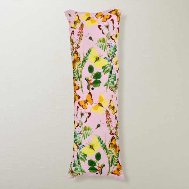 Butterfly Love Body Cushion (Front Vertical)