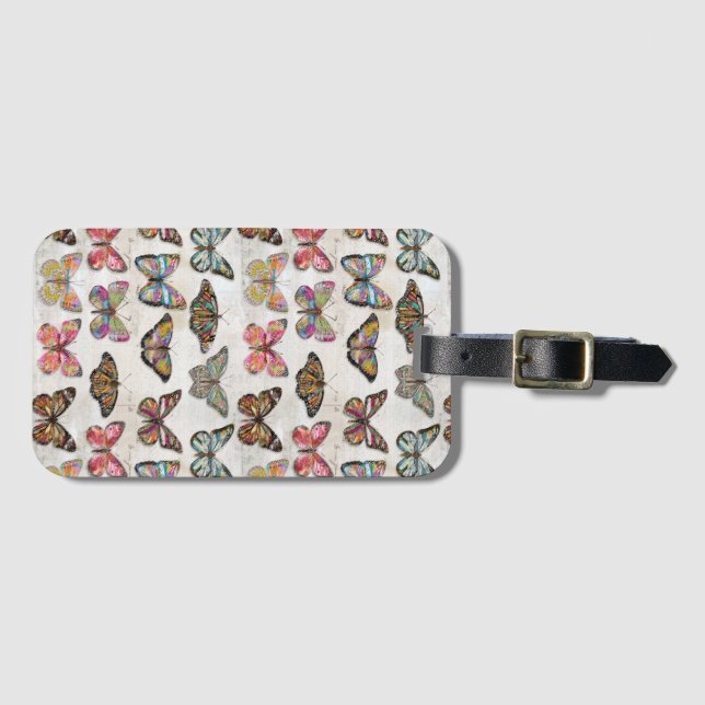 Butterfly Love Luggage Tag (Front Horizontal)