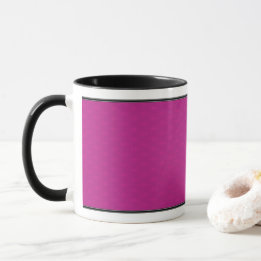Butterfly Love | Magenta Lace Border Mug