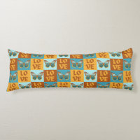 Butterfly Love Pattern | Blue & Orange Gradient