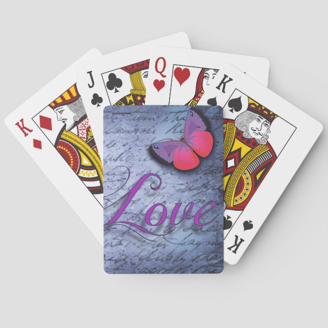 Butterfly Love Playing Cards (Back)