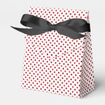 Butterfly Love | White With Red Dots