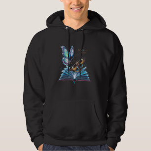 Butterfly Lover Bookworm Book Fairytale Magic Desi Hoodie