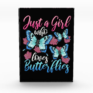 Butterfly Lover Just A Girl Who Loves Butterflies Photo Block
