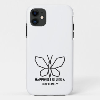 Butterfly Lovers: Happiness Is Like A Butterfly iPhone 11 Case