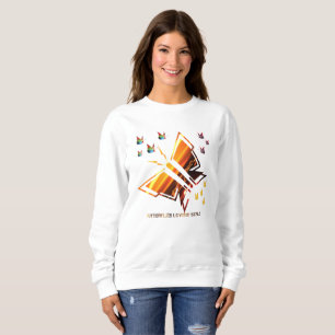 Butterfly lover's style sweatshirt