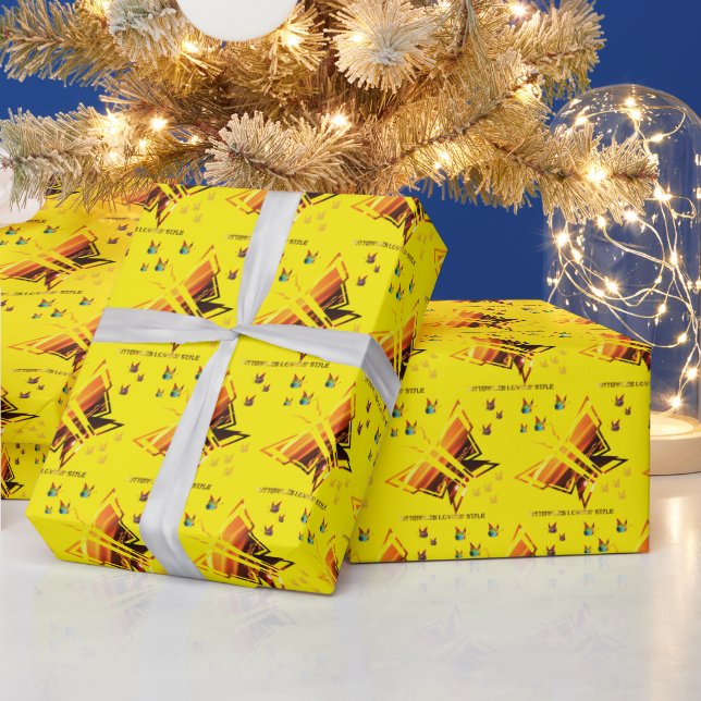 Butterfly lover's style wrapping paper (Holidays)