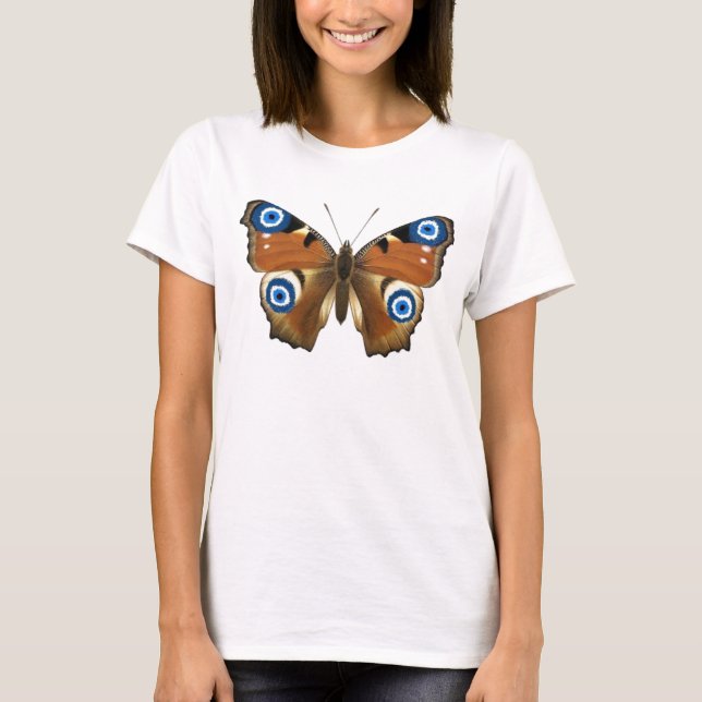 BUTTERFLY LUCKY EYE EVIL EYE FOR PROTECTION T-Shirt (Front)