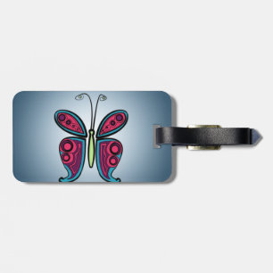 Butterfly Luggage Tag