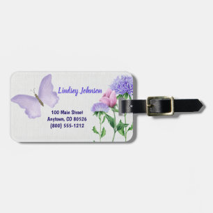 Butterfly Luggage Tag