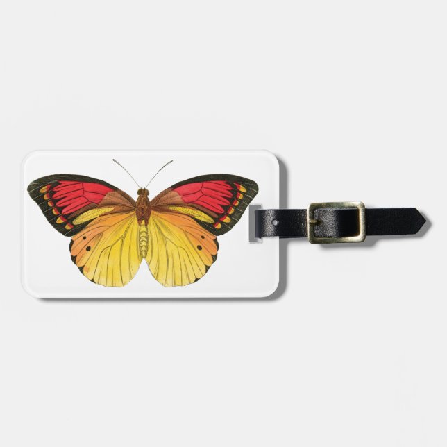 Butterfly Luggage Tag (Front Horizontal)