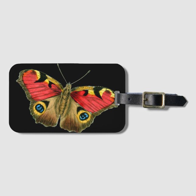 Butterfly Luggage Tag (Front Horizontal)
