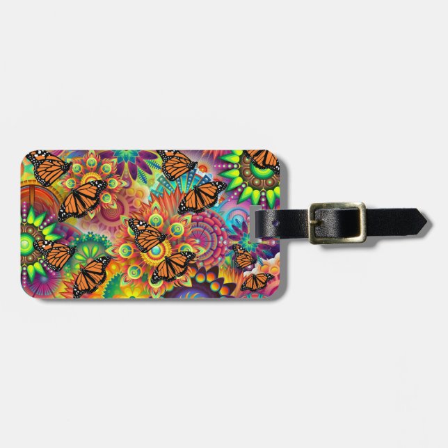 Butterfly Luggage Tag (Front Horizontal)