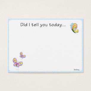 Butterfly Lunch Box Love Note