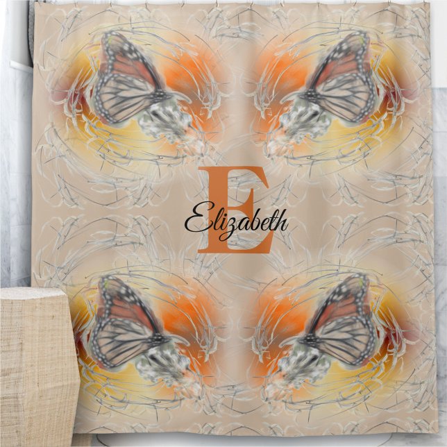 Butterfly Magic Shower Curtain (Creator Uploaded)