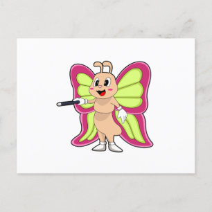 Butterfly Magic wand Postcard
