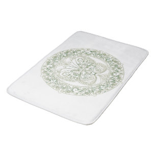 Butterfly Mandala - Bath Mat