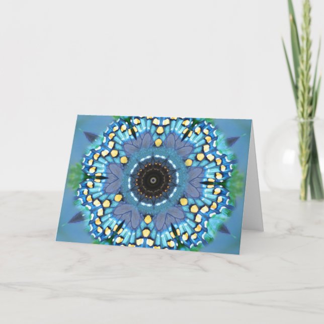 Butterfly Mandala Card (Front)