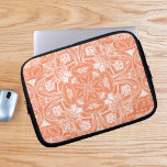 Butterfly Mandala Laptop Sleeve<br><div class="desc">Looking for a stylish and personalised laptop case that will keep your device protected while also showcasing your unique style? Look no further than our hand-drawn butterfly life cycle mandala laptop case! Featuring a beautiful and intricate design of monarch butterflies, caterpillars, chrysalis, and and flowers patterned in a mandala, this...</div>
