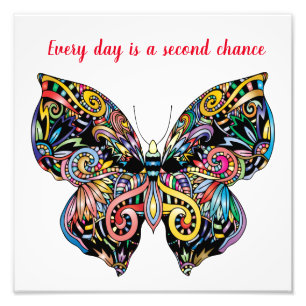 Butterfly Mandala  Photo Print