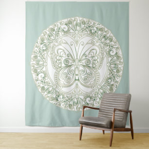 Butterfly Mandala - Tapestry