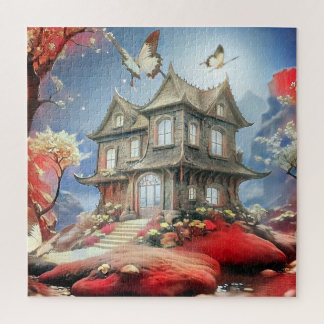 Butterfly Manor  Jigsaw Puzzle (Vertical)