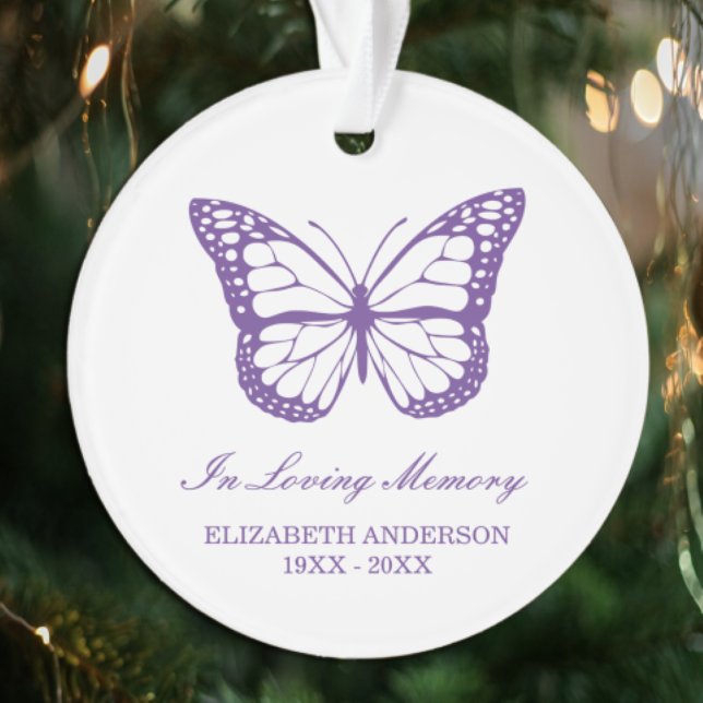 Butterfly Memorial Ornament (Creator Uploaded)