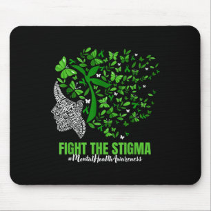 Butterfly Mental Health S Awareness Fight The Stig Mouse Mat