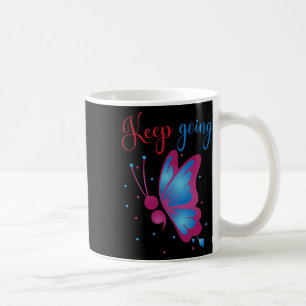 Butterfly Mental Health Suicide Awareness Semicolo Coffee Mug