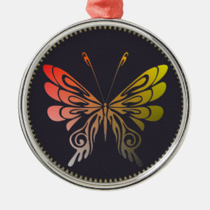 Butterfly Metal Ornament