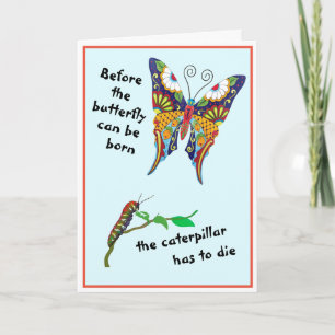 Butterfly Metamorphosis Card