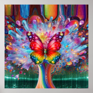 Butterfly Metamorphosis Poster