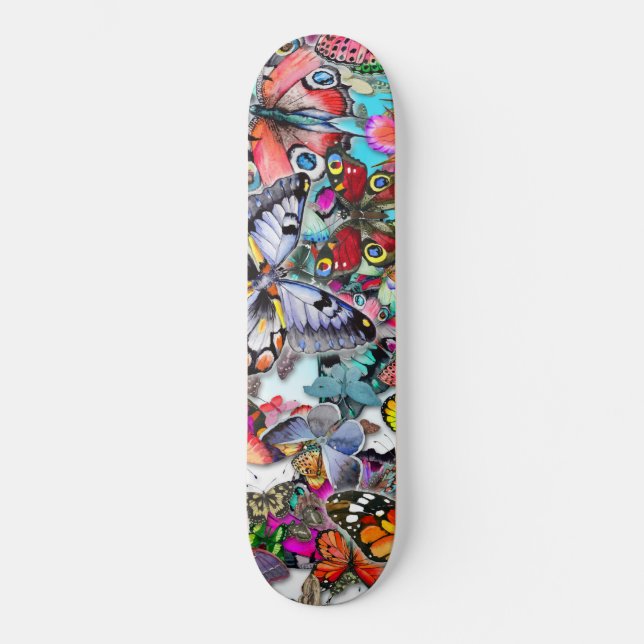 Butterfly Montage Skateboard (Front)