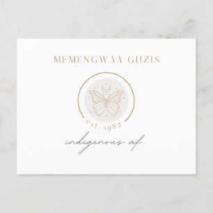 Butterfly Moon Postcard