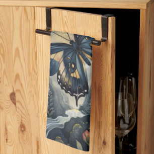 Butterfly & Moon Tea Towel