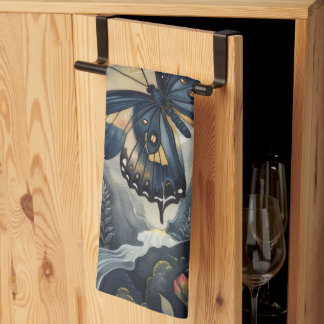 Butterfly & Moon Tea Towel