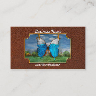 Butterfly - Morpho - I hate it when the colours ru Business Card