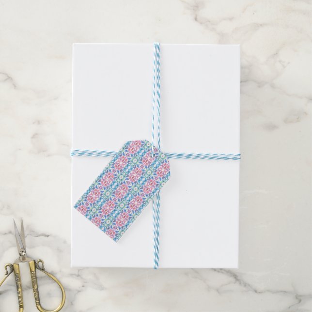 Butterfly Mosaic Gift Tag (With Twine)