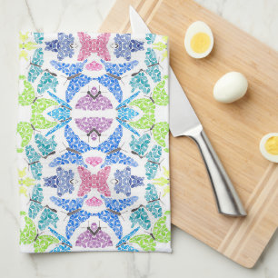 Butterfly Mosaic Kitchen Towels